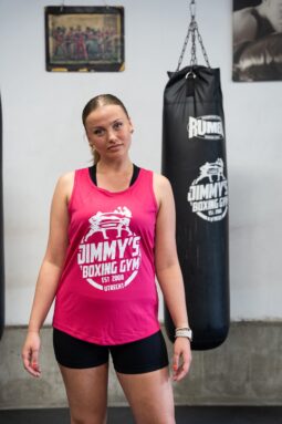 Dames tanktop roze