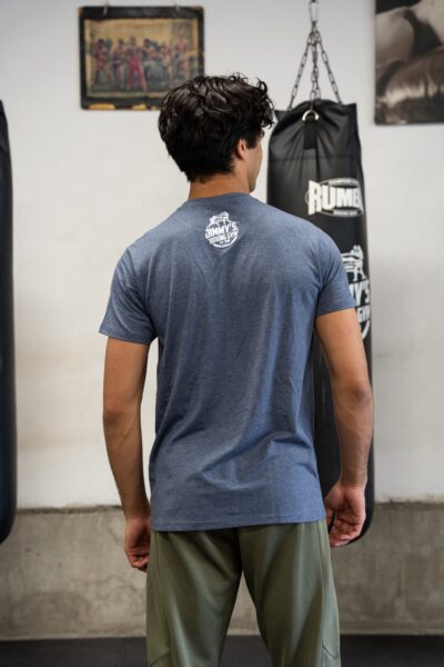 Casual T-shirt heather navy - Afbeelding 3