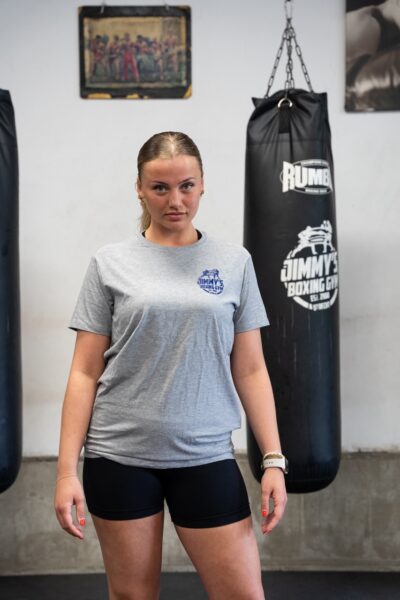 Casual T-shirt heather grey - Afbeelding 2