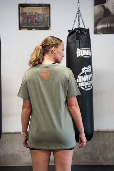 Casual T-shirt khaki - Afbeelding 4